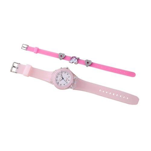Holibanna 1satz Mädchen Armbanduhr Mit Einhorn-Design Und Silikonarmband Digitale Kinderuhr Mit Passendem Armband Für Junge Mädchen von Holibanna