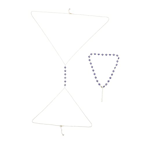 Holibanna 1 Satz Damen Kette Körperkette Teufelsaugen Design Strand Body Chain Schmuck für Strandpartys und Besondere Anlässe Geeignet Gefertigt von Holibanna