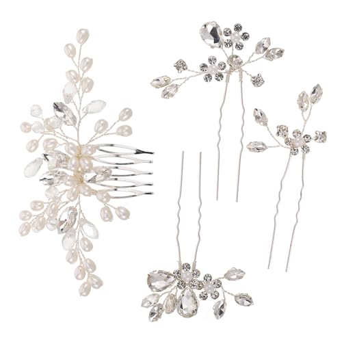 Holibanna 1satz Hochzeits-haaraccessoires Für Bräute Handgemachte Elegante Haarnadeln Und Haarkämme Mit Kristallen Und Blumen Für Hochzeiten Und Formelle Anlässe Holibanna 1satz Hochzeits-haaraccessoires Für Bräute Handgemachte Elegante Haarnadeln Und Haarkämme Mit Kristallen Und Blumen Für Hochzeiten Und Formelle Anlässe von Holibanna