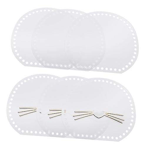 Holibanna 1 Satz Handgemachte Katzen Haarschnurr Bag Tools Teiliges Acryl Weberbrett für DIY Taschen für Kreative Katzenliebhaber Zufällige Farbe von Holibanna