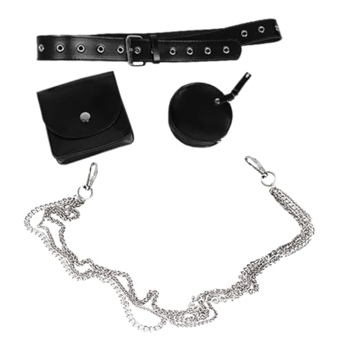 Holibanna 1satz Zierlichem Ketten-gürteltasche Für Damen Multifunktionale Umhängetasche Für Und Festivals Stilvolle Pu-Seitentasche Mit Einzigartigem Design von Holibanna