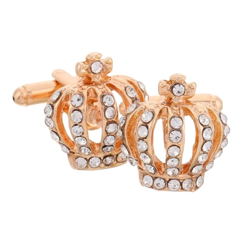 Holibanna 1 Satz Manschettenknöpfe Mit Krone Griff Griff Wandskulptur Schlucken Rhinestone Manschettenknöpfe Goldene Manschettenknöpfe Knopfüberzüge Für Hemden Anzug Manschettenknöpfe 2st Holibanna 1 Satz Manschettenknöpfe Mit Krone Griff Griff Wandskulptur Schlucken Rhinestone Manschettenknöpfe Goldene Manschettenknöpfe Knopfüberzüge Für Hemden Anzug Manschettenknöpfe 2st von Holibanna