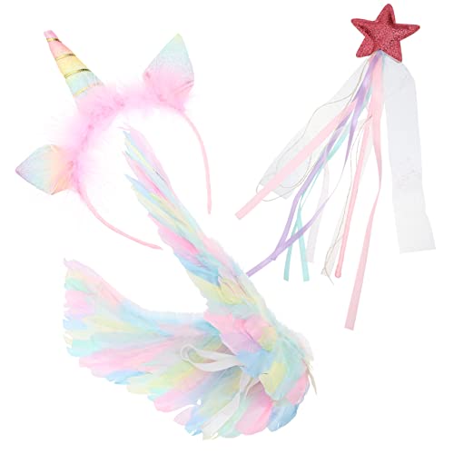 Holibanna 1 Satz Cosplay-party-stirnband Engel Stirnband Schäfer Feenflügel Zum Leuchten Bringen Kostüm Flügel Haarschmuck Märchenkostüm Für Erwachsene Mädchen Kind Lieferungen Plastik von Holibanna