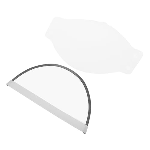 Holibanna Regenmantel Gesichtsschutz Aus Transparentem Kunststoff Hutkrempe Für Poncho Regen Zubehör Komfortables Tragen Immer Trocken Bleiben von Holibanna