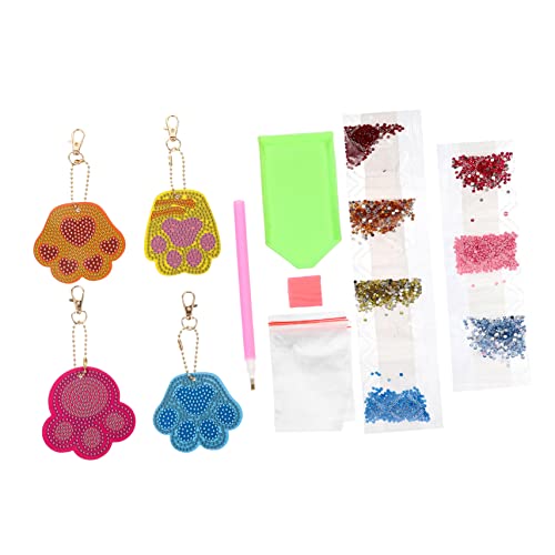Holibanna Schlüsselanhänger Resin Bohrer Schlüsselring DIY Schlüsselanhänger Handgefertigt DIY Taschenanhänger Material Für Handwerk von Holibanna