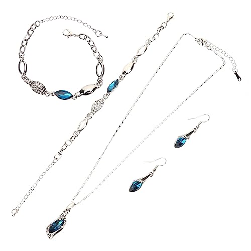 Holibanna 1 Satz Teiliges Set mit Ohrringen Halskette und Armband Modeaccessoires für Besondere Anlässe Hochzeit Party oder Alltag von Holibanna