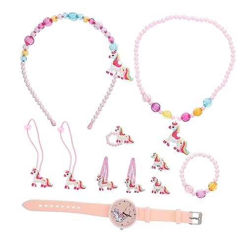 Holibanna Einhornuhr Mit Halskette Armband Haarclips Für Kleine Mädchen Als Geburtstagsgeschenke Und Party Favors Zum Kindertag Oder Weihnachten von Holibanna