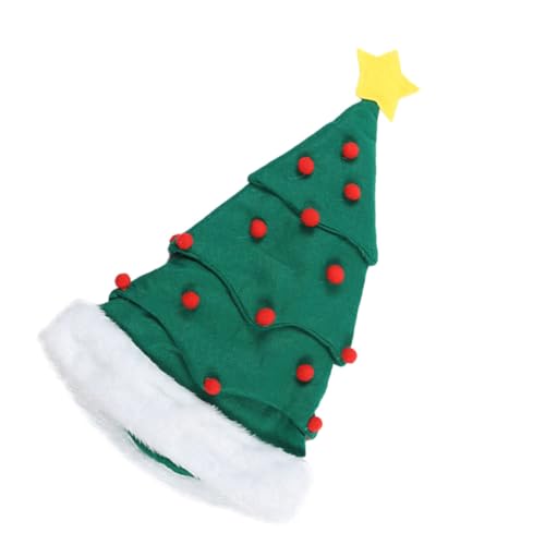 Holibanna 1stück Weihnachtliche Weihnachtsbaum Mütze Aus Lustiger Weihnachts-hut Für Partys Und Festlichkeiten Komfortabel Und Weich Für Ganze Familie von Holibanna