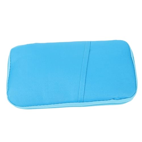 Holibanna 1stück Multifunktionaler Reisepasshalter Id Und Kreditkartenetui Kleine Tasche Für Bargeld Und Dokumente Aus Strapazierfähigem Canvas Zufälligem Dunkelblau Oder Hellblau von Holibanna