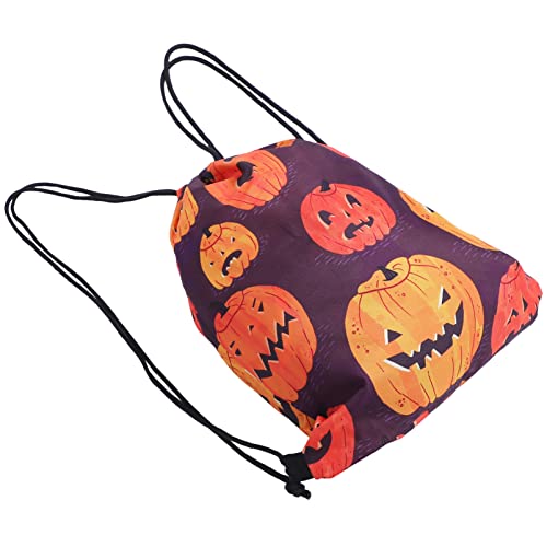 Holibanna 1stück Halloween Kordelzug Rucksack Wasserdichter Cinch Sack Für Trick-Treat Süßigkeiten Und Outdoor-aktivitäten Leicht Und Tragbar Für Erwachsene von Holibanna
