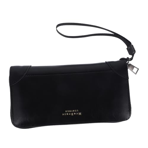 Holibanna Lange Brieftasche Für Männer Pu-kartenhalter Mit Reißverschluss Geldbörse Aus Hochwertigem Kartenbrieftasche Praktische Tasche Für Geld Und Karten von Holibanna