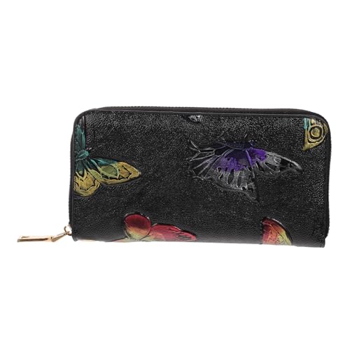 Holibanna 1 Stück PU Geldbörse Damen Eleganter Handtasche mit Reißverschluss Vielseitige Clutch für Party Shopping Alltag Langlebig und Pflegeleicht für Frauen von Holibanna