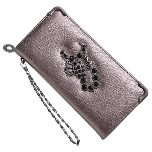Holibanna 1 Stück Retro Münzclips Geldbörse Taschen Für Damen Handgelenk Clutch Mädchen Brieftasche Tragbare Geldbörse Münzaufbewahrungstasche Mit Strass Besetzte Geldbörse von Holibanna