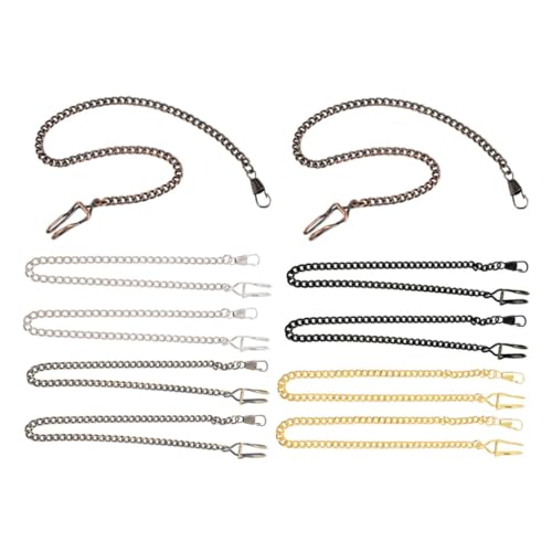 Holibanna 10 STK Taschenuhrkette Boderry-Uhren für Herren Silberne Halsketten Herrenuhren Halskette für Männer Halskette Herstellung von Ketten Taschenuhr-Legierungsketten Jeans von Holibanna