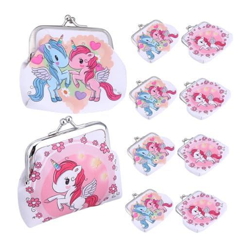 Holibanna 10 Stück Kiss Lock Clasp Geldbeutel für Mädchen Kompakter Geldbeutel mit Mehreren Fächern zur Praktischen Aufbewahrung von Münzen und Karten für Partys und Shopping von Holibanna