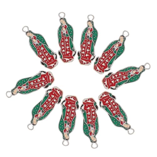 Holibanna 10 Stück Teiliges Mary Schmuckanhänger aus Langlebiger Legierung Kleine Mary Charms für DIY Halsketten Armbänder und Schlüsselanhänger für Kreatives Schmuckbasteln von Holibanna