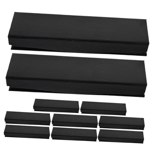 Holibanna 10 Stück Teiliges Schwarzer Stift-aufbewahrungsbox mit Klappdeckel Langlebiges Etui für Kugelschreiber und Füllfederhalter Stilvolle Geschenkverpackung für Büro Schule und Geschäft von Holibanna