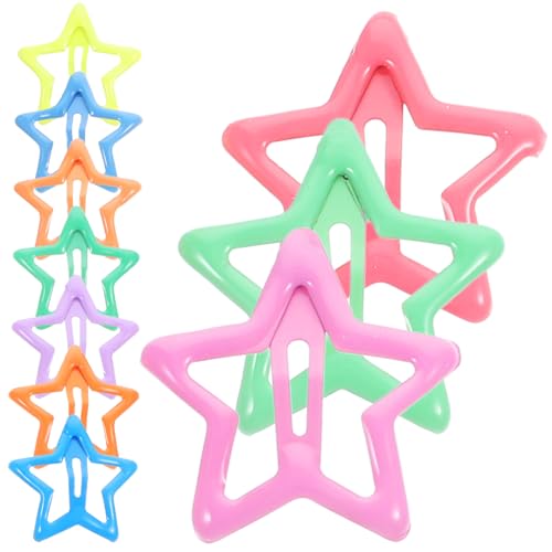 Holibanna 10st Dekorative Haarspangen Haarklammern Stern Haarspangen Haarschmuck Haarspangen Für Babys Star-clips Sternclips Für Haare Haar Klammern Kind Metall Kleines Mädchen Ausgabekarte von Holibanna