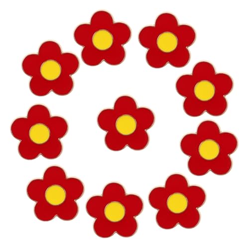 Holibanna 10stücke Blume Brosche Blumen Brosche Pin Damen Kleidung Zubehör Schmuck Anstecknadel Blumennadel Für Hochzeit Mutter Tag Hut Tasche Anzug von Holibanna