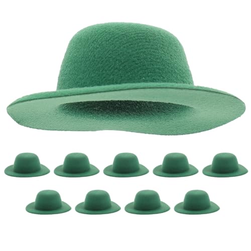 Holibanna 10stücke Patrick's Day Hüte Grüne Haaraccessoires Für Partys Fotobooth-dekoration Und -projekte Leicht Und Tragbar Ergänzung Für Feiern von Holibanna