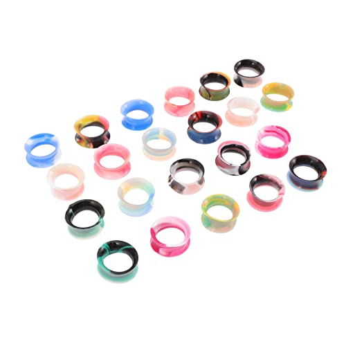 Holibanna 11 Paare Ohr Dehnungs Gauges mit Camouflage Design Plug Ear Piercing Stretcher Expander für Stilvolles Ohrloch Dehnen Geeignet für Anfänger und Profis von Holibanna