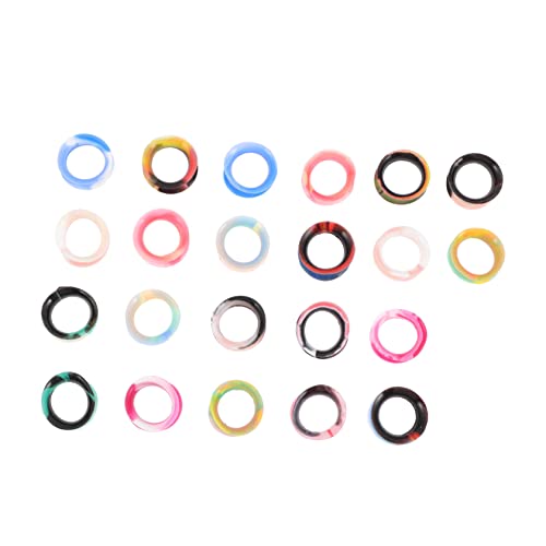 Holibanna 11 Paare Silikon Ohr Dehnungsstecker mit Camouflage Design Ohr Tunnel Piercing Schmuck für Kreativen Stil und Komfortables Tragen von Holibanna