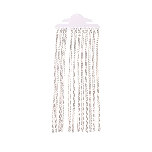 Holibanna 12 Stück Damen Ketten Halskette Silber Diy Schmuck Ketten Charm Links mit Karabinerverschlüssen für Schmuckherstellung Kurz und Holibanna 12 Stück Damen Ketten Halskette Silber Diy Schmuck Ketten Charm Links mit Karabinerverschlüssen für Schmuckherstellung Kurz und von Holibanna