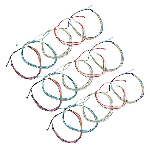 Holibanna 16stücke Bohemian-Style Gewebte Fußkettchen Strandfußkettchen Für Frauen Sommerarmband Freundschaftsarmband Aus Schnur Zarte Fußkettchen Geeignet Für Strand Partys Reisen von Holibanna