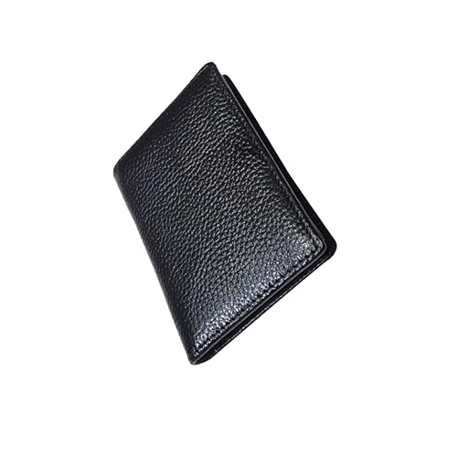 Holibanna Brieftasche Aus Echtem Für Männer Kurze Geldbörse Kartenetui Mit Führerscheinhalter Lässige Herren-geldbörse Für Business Und Alltag von Holibanna
