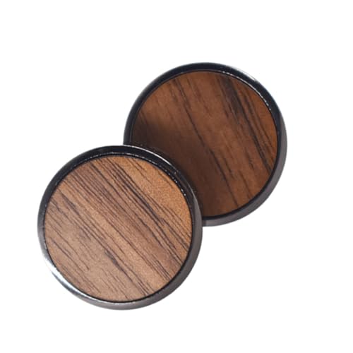 Holibanna Holz Ärmelknöpfe Manschettenknöpfe Kleiderknöpfe Runde Hemdknöpfe Klassisch Und Zeitlos Kleidungsverschlüsse Für Arbeit Und Besondere Anlässe von Holibanna