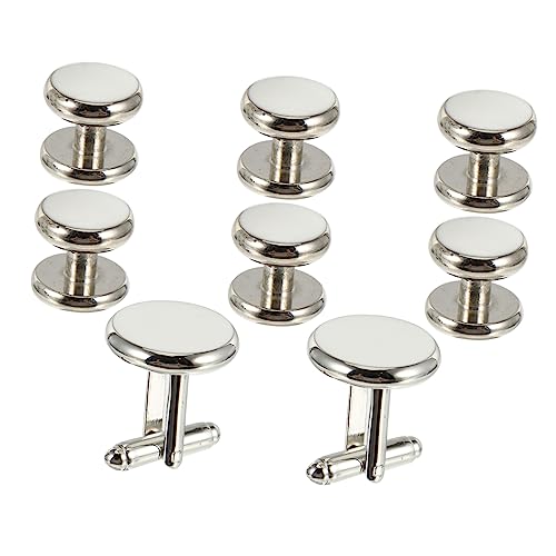 Holibanna 1Satz Französische Stil Manschettenknöpfe Manschettenknöpfe für Herren für Hochzeiten Partys und Tägliche Anlässe Hochwertigem Material von Holibanna