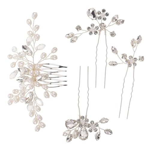 Holibanna Haarkamm Für Hochzeit Dekorative Haarnadeln Zum Stylen Handgefertigte Haarschmuckstäbe Mit Quaste Französische Haarnadeln Für Frauen von Holibanna