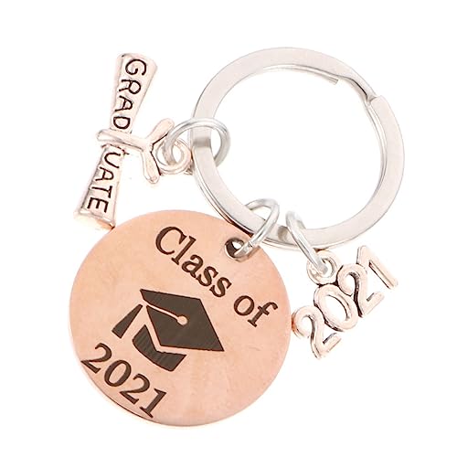 Holibanna Schlüsselanhänger Zum Schulabschluss Aus Metall Elegantes Schlüsselanhänger Und Taschenanhänger Mit Einfachem Design von Holibanna