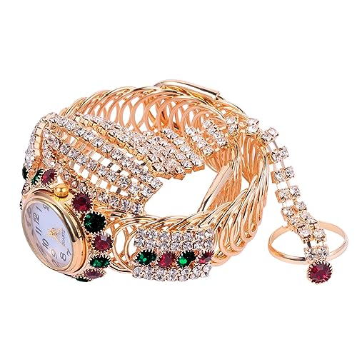 Holibanna 1stück Damen Armbanduhr Im Eleganten Design Mit Funkelndem Quarzwerk Für Präzise Zeitmessung Für Alltag Und Besondere Anlässe Langlebig Und Komfortabel Zu Tragen von Holibanna