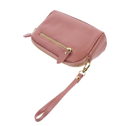 Holibanna 1Stk Geldbörse Münz-Organizer-Tasche Mädchen Tasche tragbare Brieftasche Weißer Tanzanzug einfach Aufbewahrung von Modetaschen Münzbeutel Lagerung Handtasche Fräulein Echtes Leder von Holibanna