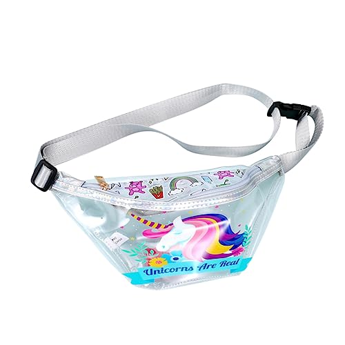 Holibanna Verstellbare Gürteltasche 1Stk Wasit-Tasche Hüfttasche Kinder-Bandana Karikatur gürteltasche Einhorn Tasche tragbar Brusttasche Mädchen wasserdichte Gürteltasche von Holibanna