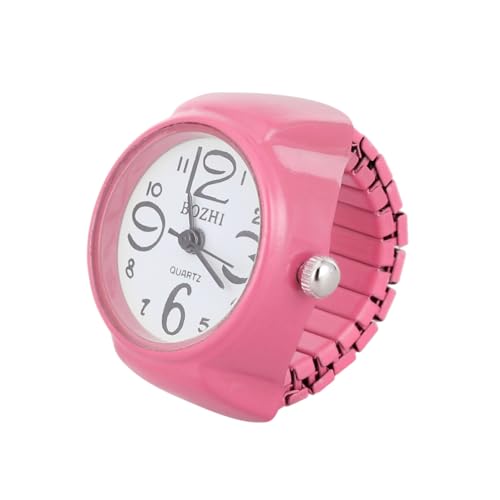 Holibanna 1Stk Uhrenringe für Frauen rote Uhren für Herren Moderinge für Herren Damenuhr Weihnachtssto Mini-Uhrenring modischer Uhrenring Digital Anschauen Fingeruhr Ringuhr Junge Geschenk von Holibanna