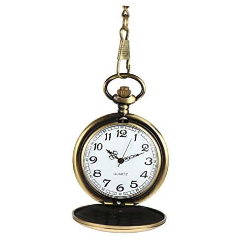 Holibanna Taschenuhr Mit Quartzwerk Antik Hängeuhr Dekorativ Taschenuhr Bekleidungszubehör Uhr Retro Für Erwachsene von Holibanna