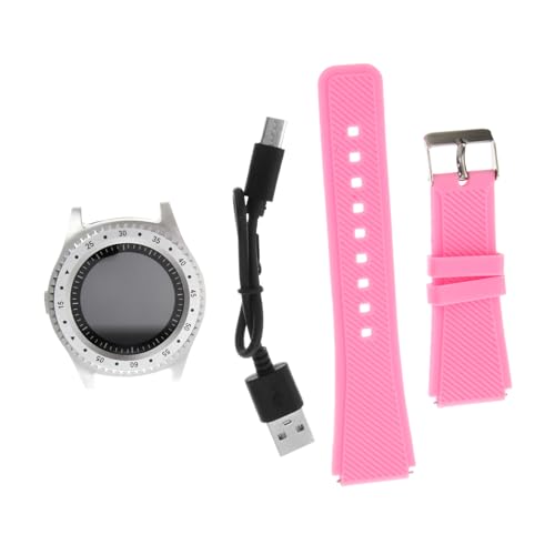 Holibanna 1Stk modische Smartwatch Silikonarmbänder Bling Uhr Mode uhrenarmbänder modisches intelligentes Armband intelligentes Silikonarmband Erdfarben Anschauen Combo-Platte Fitness Rosa von Holibanna