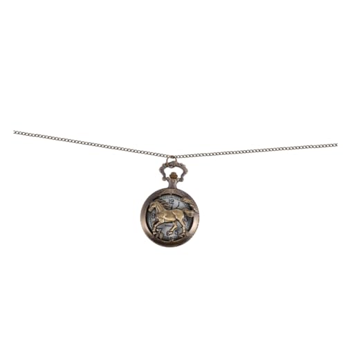 Holibanna Retro Hohl Quarz Taschenuhr Legierung Vintage Steampunk Uhr Mit Kette Für Damen Und Herren Klassische Taschenuhr Leicht Und Langlebig Details Als Für Besondere Anlässe von Holibanna