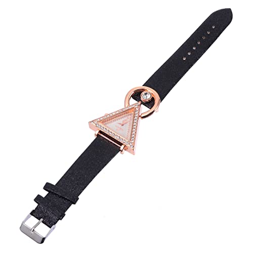 Holibanna Damen Armbanduhr Dreieckig Design Mode Uhr Mit Strasssteinen Armband Für Frauen von Holibanna