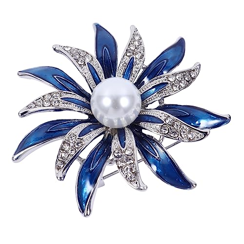 Holibanna Legierung Emaille Blumen Brosche Elegantes Damen Kleidung Schmuck Accessoire für Taschen Pullover Schals Anzüge Broschen für Frauen von Holibanna