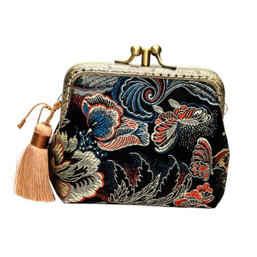 Holibanna Retro Geldbörse Mit Quasten Handgemachte Tragbare Münzgeldbörse Für Frauen Für Strand Shopping Und Partys Einzigartiges Design Leicht Und Kompakt Perfektes von Holibanna