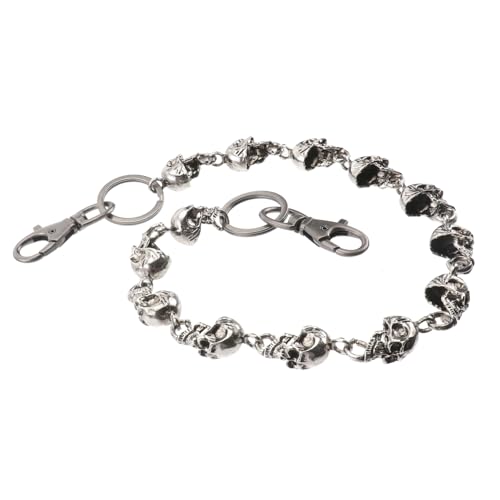 Holibanna 1Stück Retro Schädel Hosenkette für Männer Frauen Kreative Kette zur Diebstahlsicherung Langlebiges Modischer Punk Perfektes für Freunde Holibanna 1Stück Retro Schädel Hosenkette für Männer Frauen Kreative Kette zur Diebstahlsicherung Langlebiges Modischer Punk Perfektes für Freunde von Holibanna