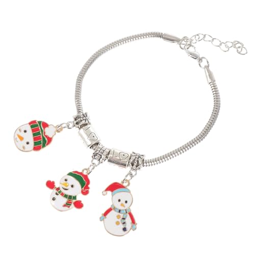 Holibanna 1Stück Weihnachtsarmband Legierung Festliches mit Zartem Design für Freunde Familie zu Weihnachten Partys Tägliche Anlässe von Holibanna