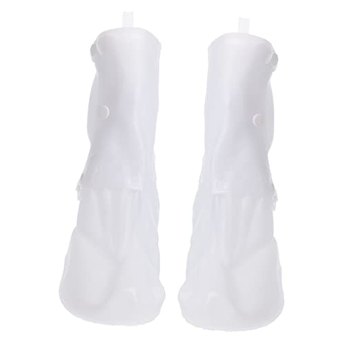 Holibanna 1paar Transparente wasserdichte Regenüberschuhe Für Herren Und Damen rutschfest Bequem Und Leicht Zu Tragen Für Outdoor-aktivitäten An Regnerischen Tagen Schützt Ihre Schuhe von Holibanna