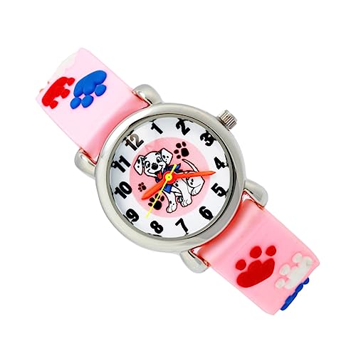 Holibanna 1Stk japanische Fliege Kinder wasserdichte Armbanduhr wasserdichte Uhr für Kinder Baby-Knieschützer zum Krabbeln schöne Kinderuhr Uhr mit Hundemuster Karikatur Anschauen Mädchen von Holibanna