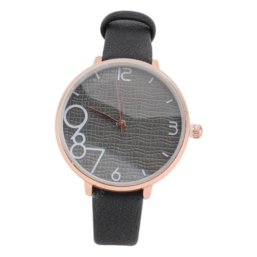 Holibanna Digital Damen Armbanduhr Quarzwerk Uhr Für Frauen Mädchen Chic Mit Band Lederarmband Edelstahlschließe Zeitmesser Präzise Zeitmessung von Holibanna