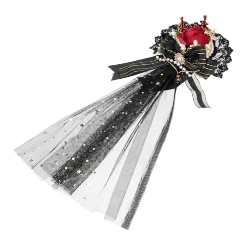 Holibanna 1stk Halloween-kopfschmuck Tag Der Toten Schleier Kopfbedeckung Halloween Verkleiden Gotische Haarspangen Gothic-haarband Für Frauen Dekor Maskerade Stirnband Einzigartig Baumwolle von Holibanna