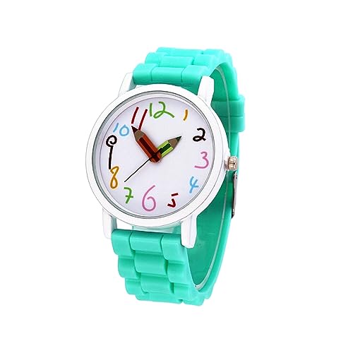 Holibanna 1Stk Cartoon-Kinderuhr kreative Kinderuhr modische Uhren Digitaluhren für Kinder Uhr für mädchen kinderuhren Kinder Armbanduhr modische Kinderuhr Mode Zeiger Bleistift Fräulein von Holibanna
